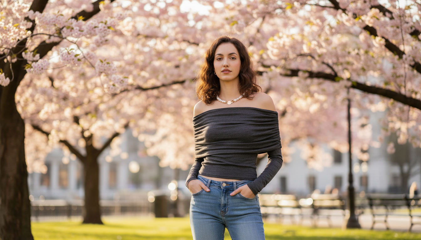 Spring Off-Shoulder Crop Top: Outfits, Fit & Care